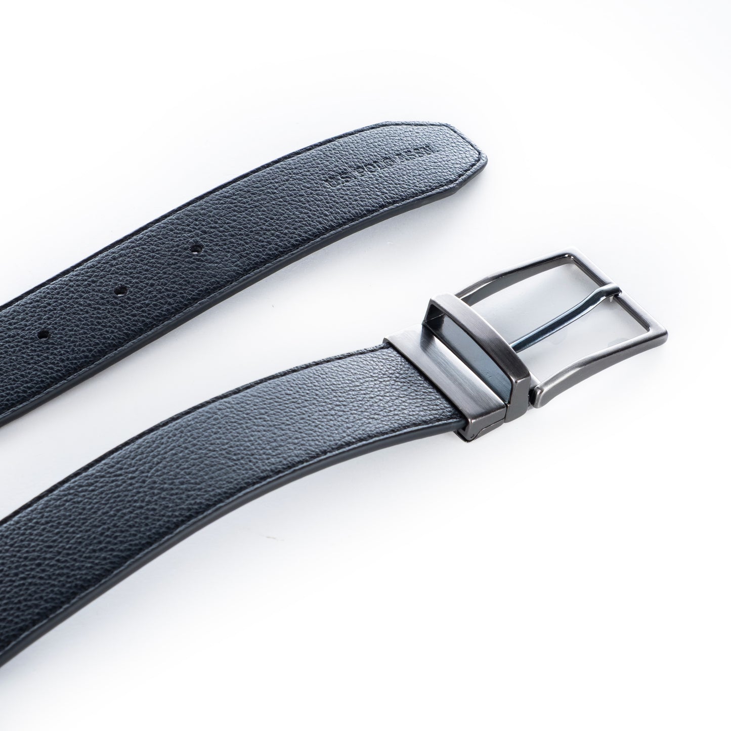 Cinto Homem US Polo Preto com Fivela Metálica