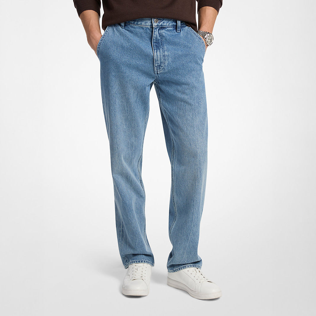 Calças de Ganga Homem Michael Kors Azul Claro