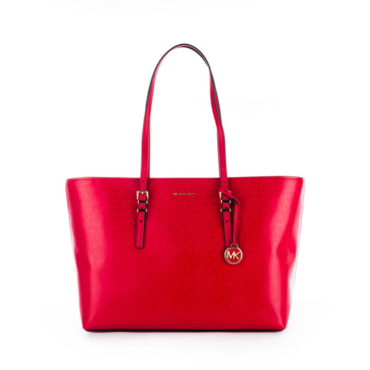 Bolsa Tote Michael Kors Vermelha com Detalhe de Logotipo