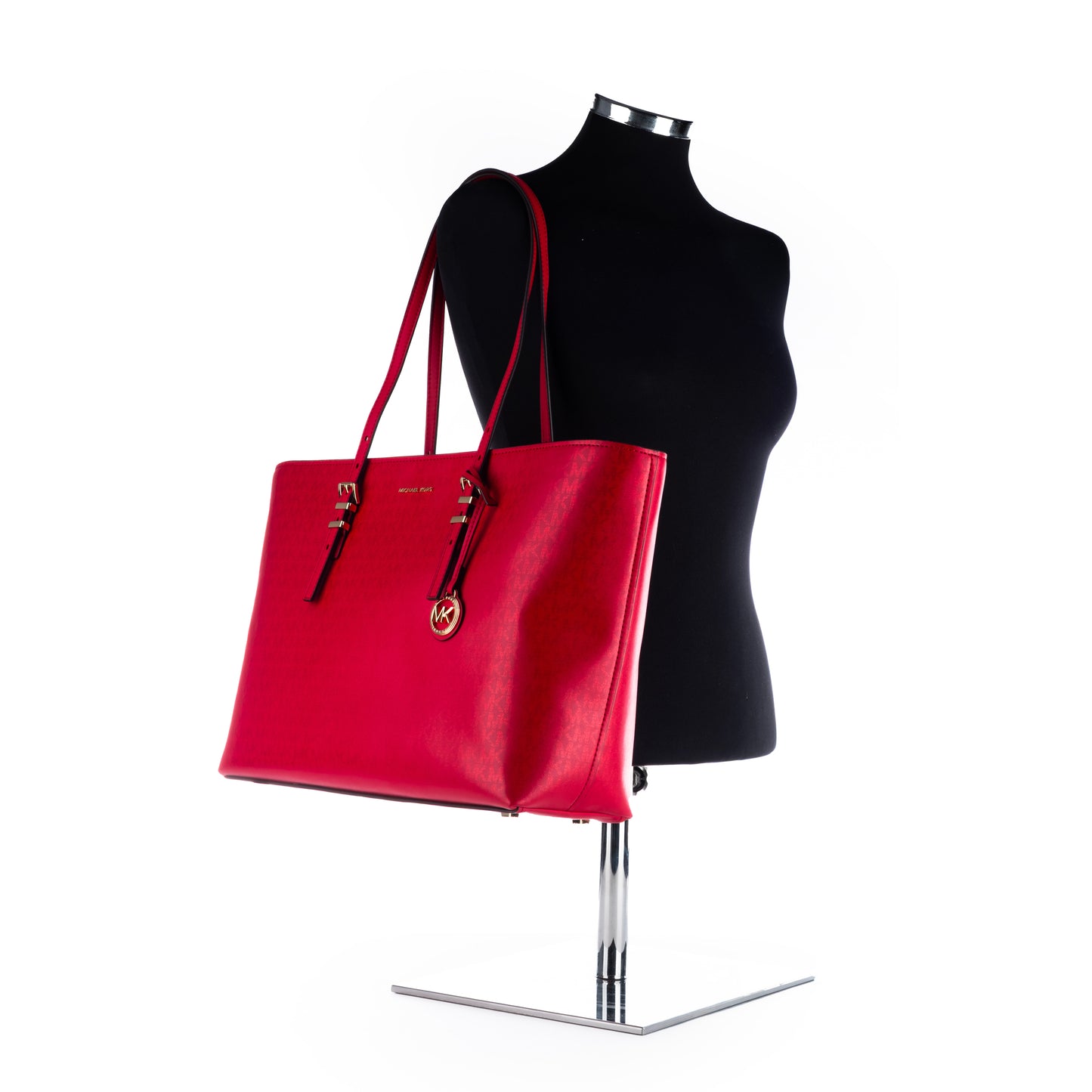 Bolsa Tote Michael Kors Vermelha com Detalhe de Logotipo