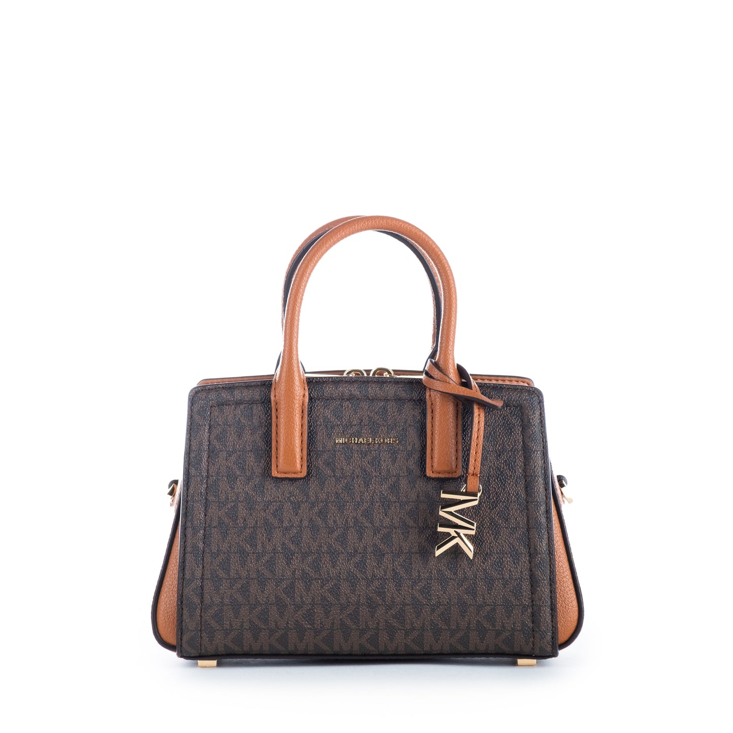 Bolsa Satchel Michael Kors Acorn – Elegante com monograma em couro