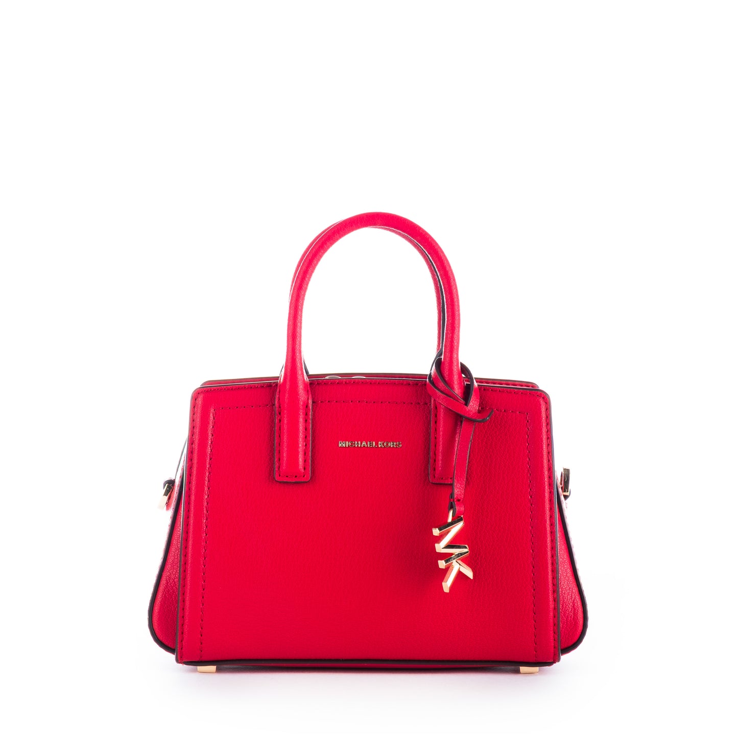 Bolsa Satchel Michael Kors Vermelha com Detalhes Elegantes
