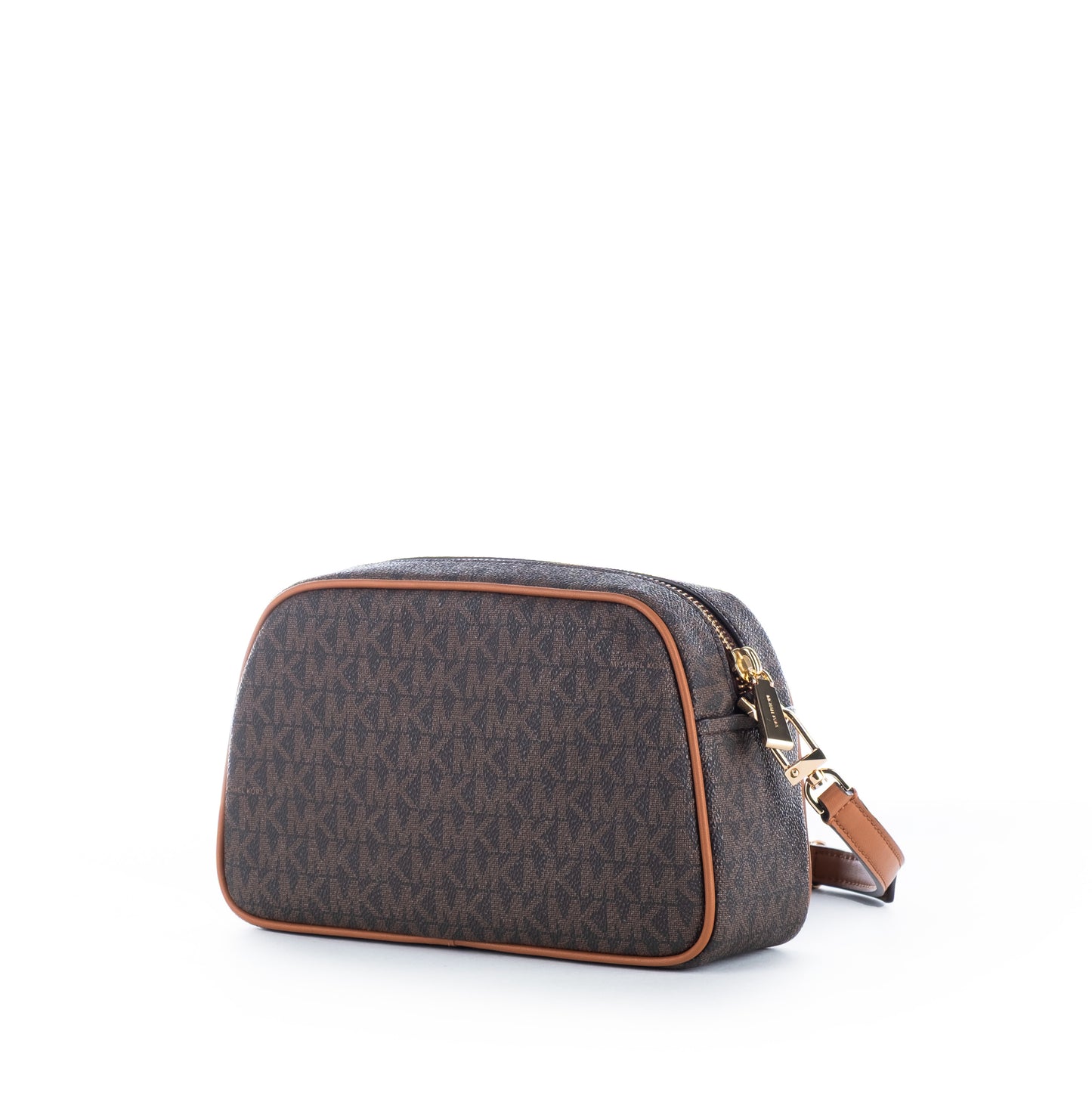 Bolsa Tiracolo Michael Kors Marrom Acorn com Logotipo