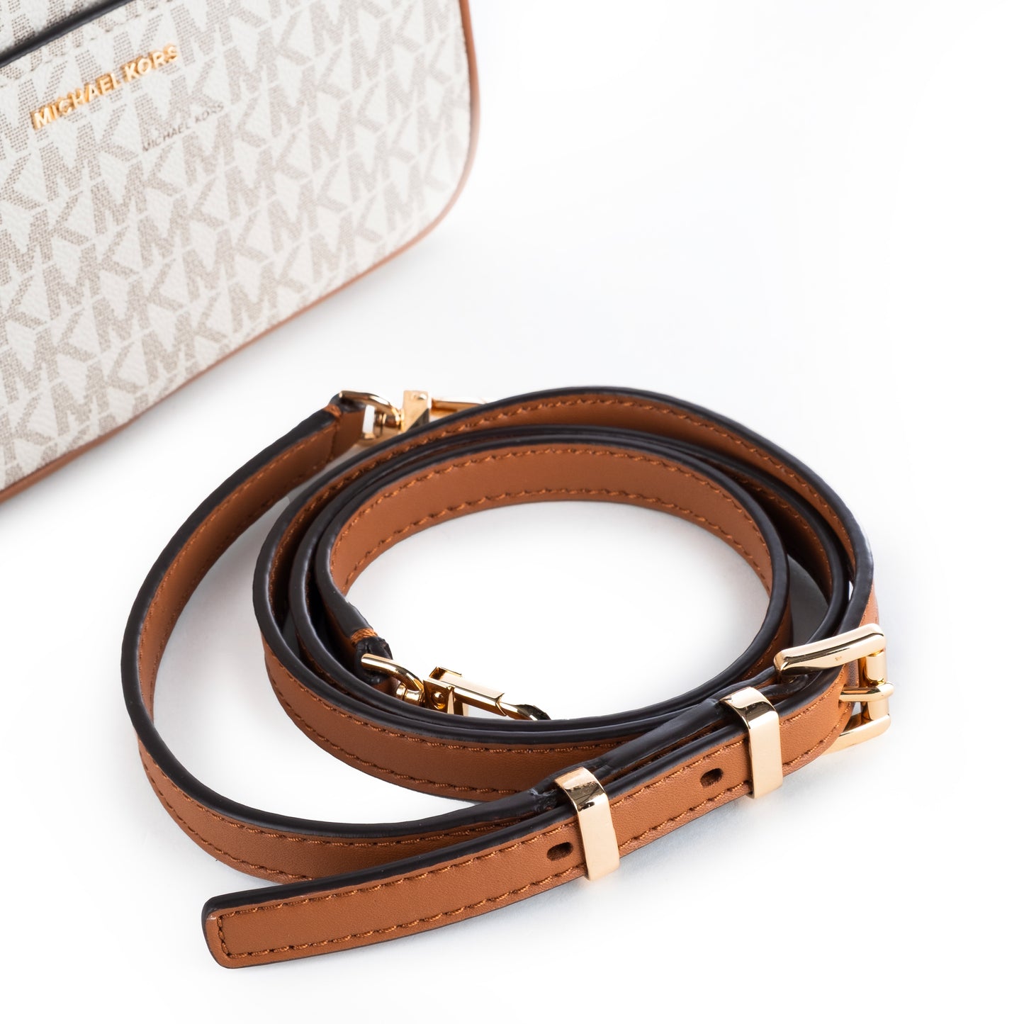 Bolsa Tiracolo Michael Kors Vanilla Elegante e Moderna