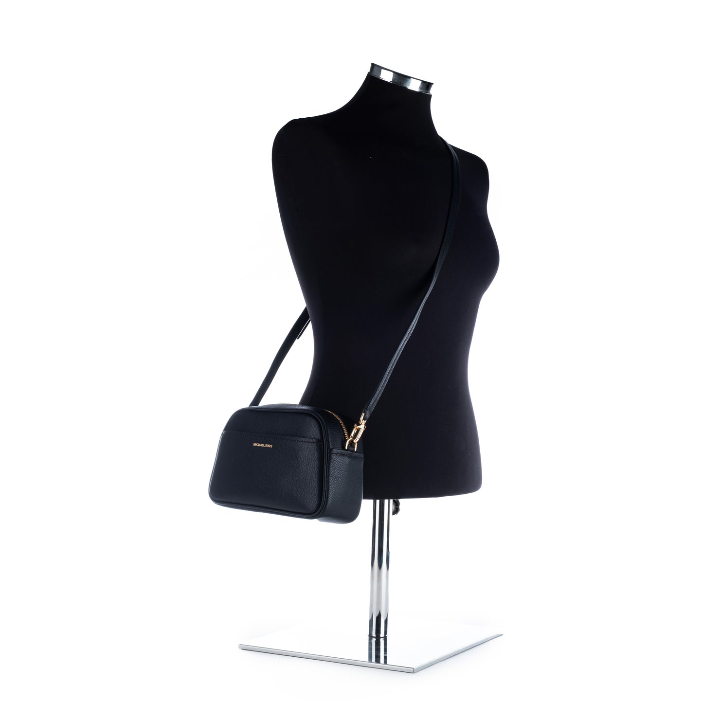 Bolsa Tiracolo Michael Kors Preta Clássica e Elegante