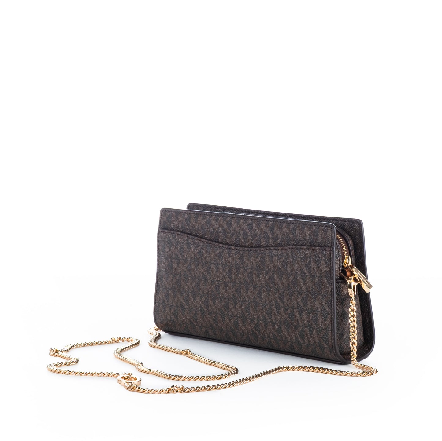 Bolsa carteira clutch Michael Kors Acorn Com Design Elegante e Detalhe em Corrente