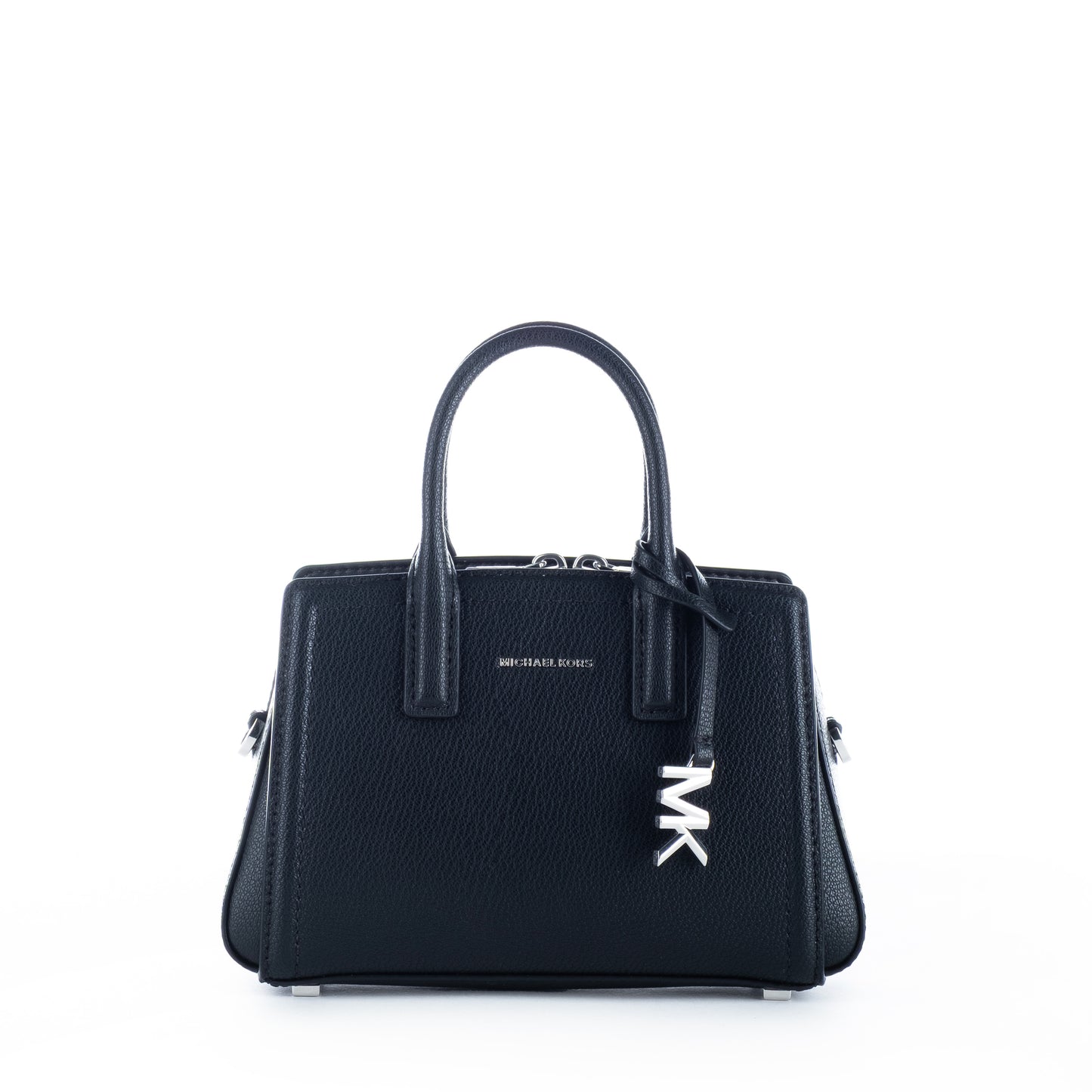 Bolsa Satchel Michael Kors Preta Com Detalhes Elegantes