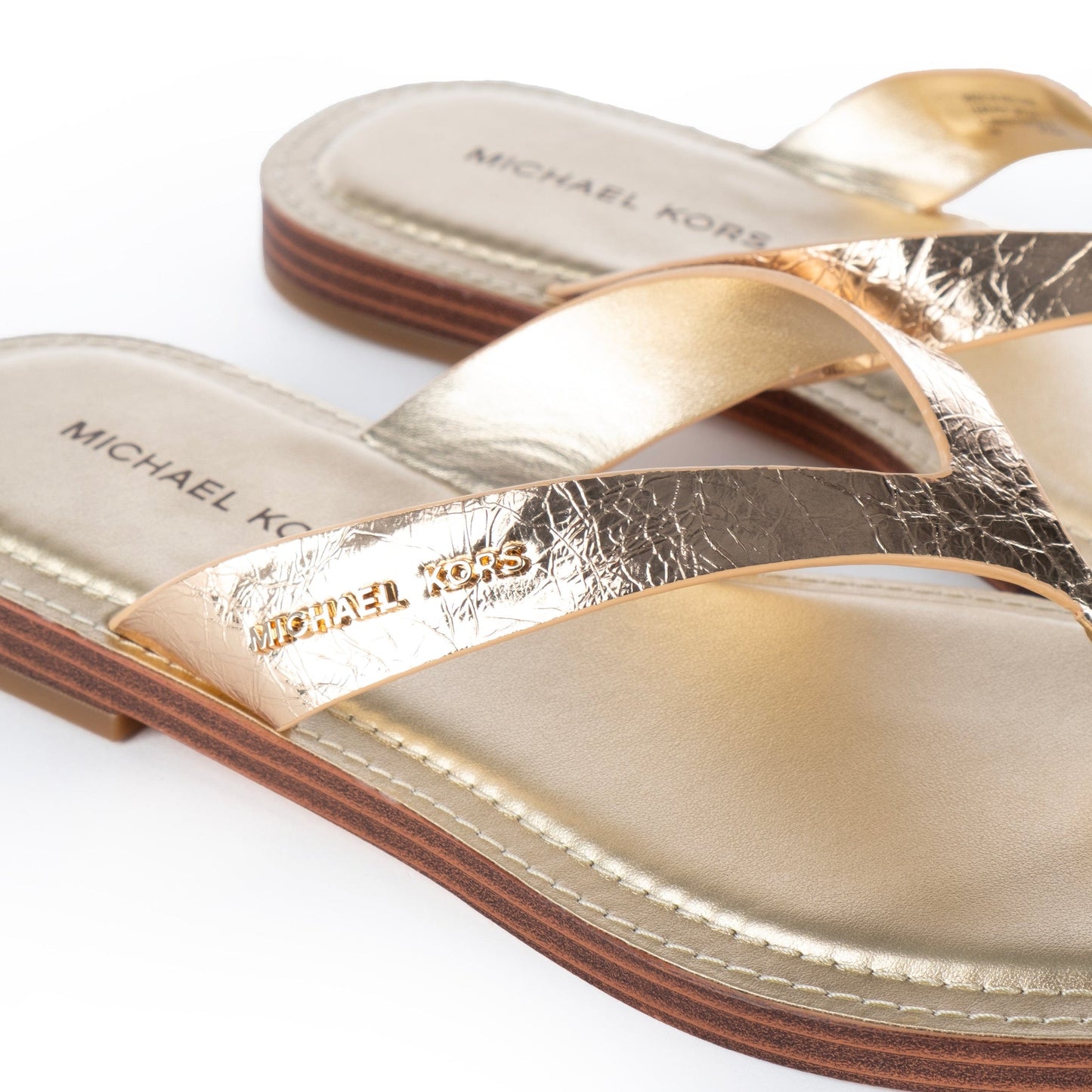 Sandálias Razas Mulher Michael Kors Douradas