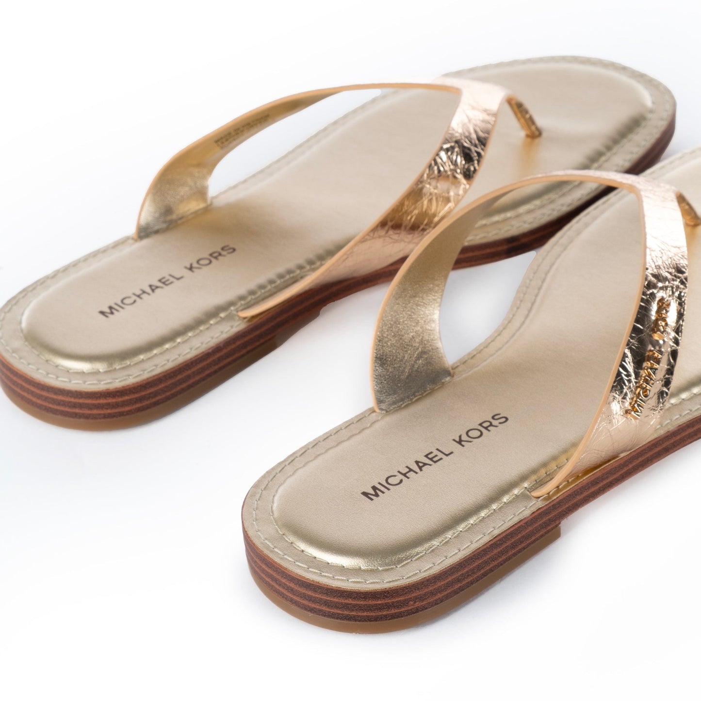 Sandálias Razas Mulher Michael Kors Douradas