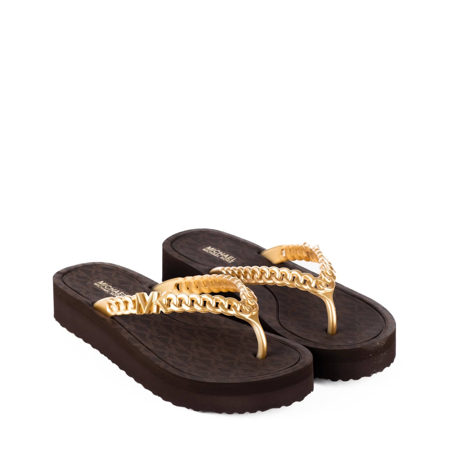 Chinelos Mulher Michael Kors Preto com Dourado