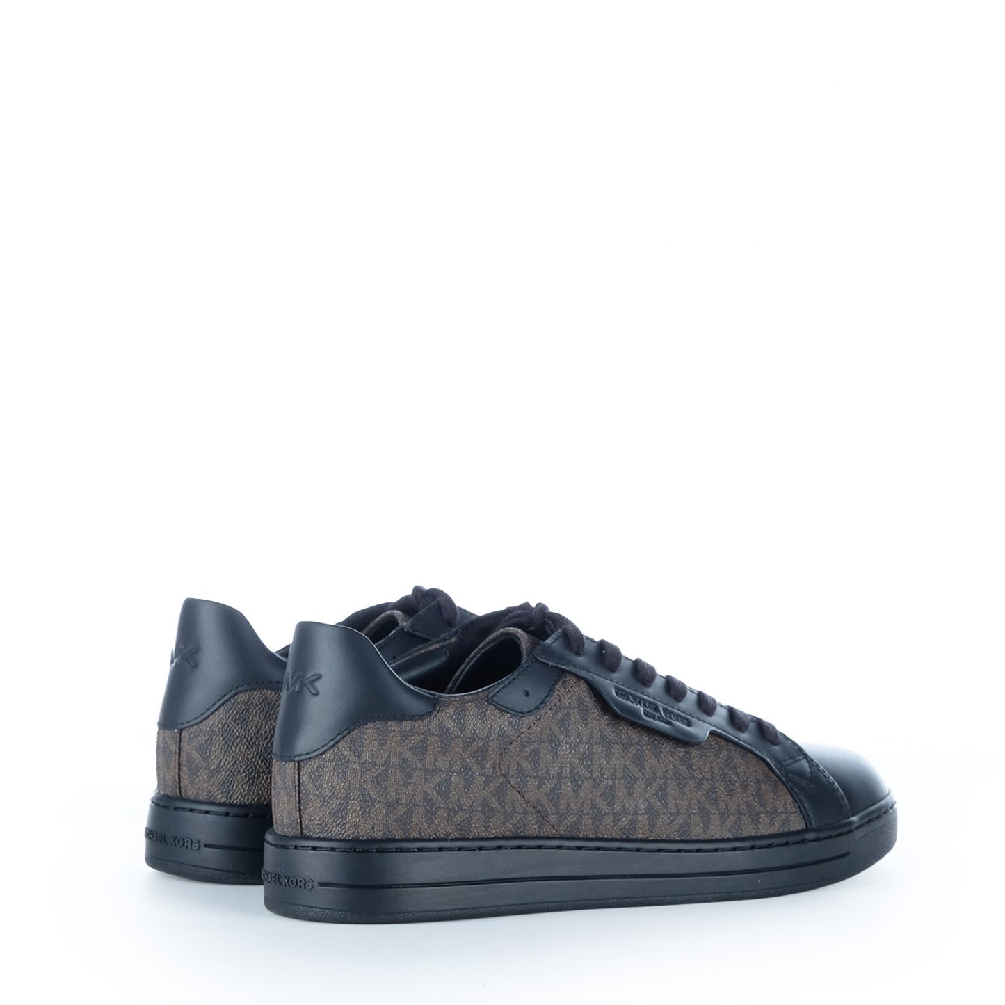 Ténis Homem Michael Kors Castanho e Preto com Monograma MK