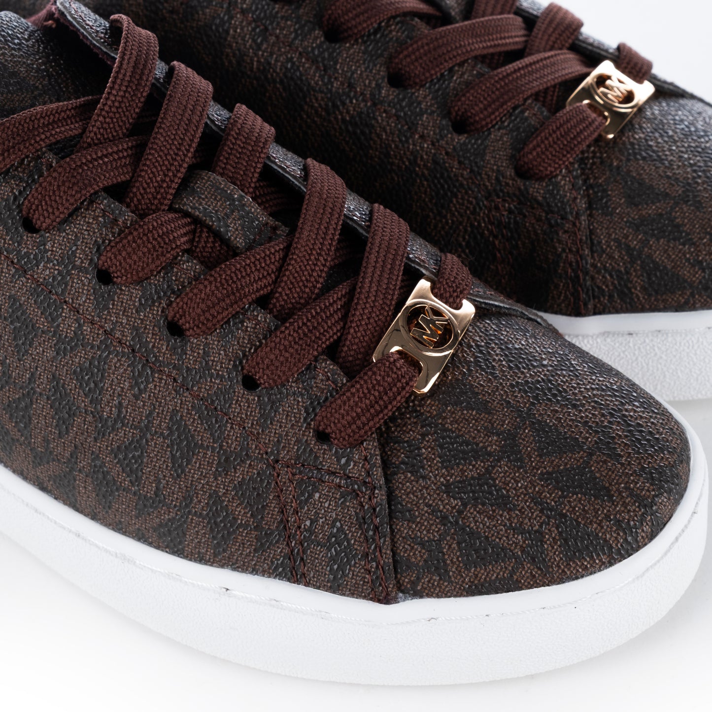 Ténis Mulher Michael Kors Marrom com Monograma Elegante