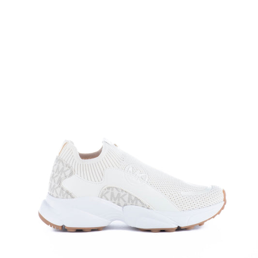 Ténis de Mulher Michael Kors Knit Branco com Sola Chunky e Design Slip-On