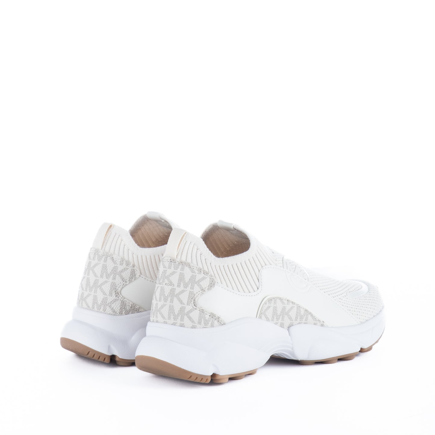 Ténis de Mulher Michael Kors Knit Branco com Sola Chunky e Design Slip-On