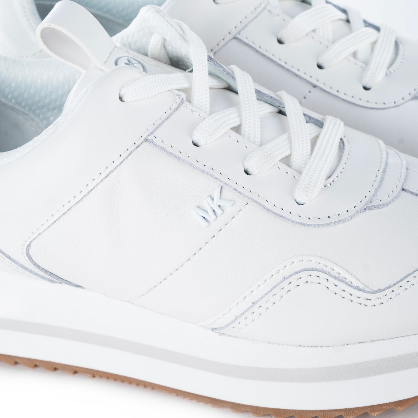 Ténis Mulher Michael Kors Branco Óptico Detalhes Modernos