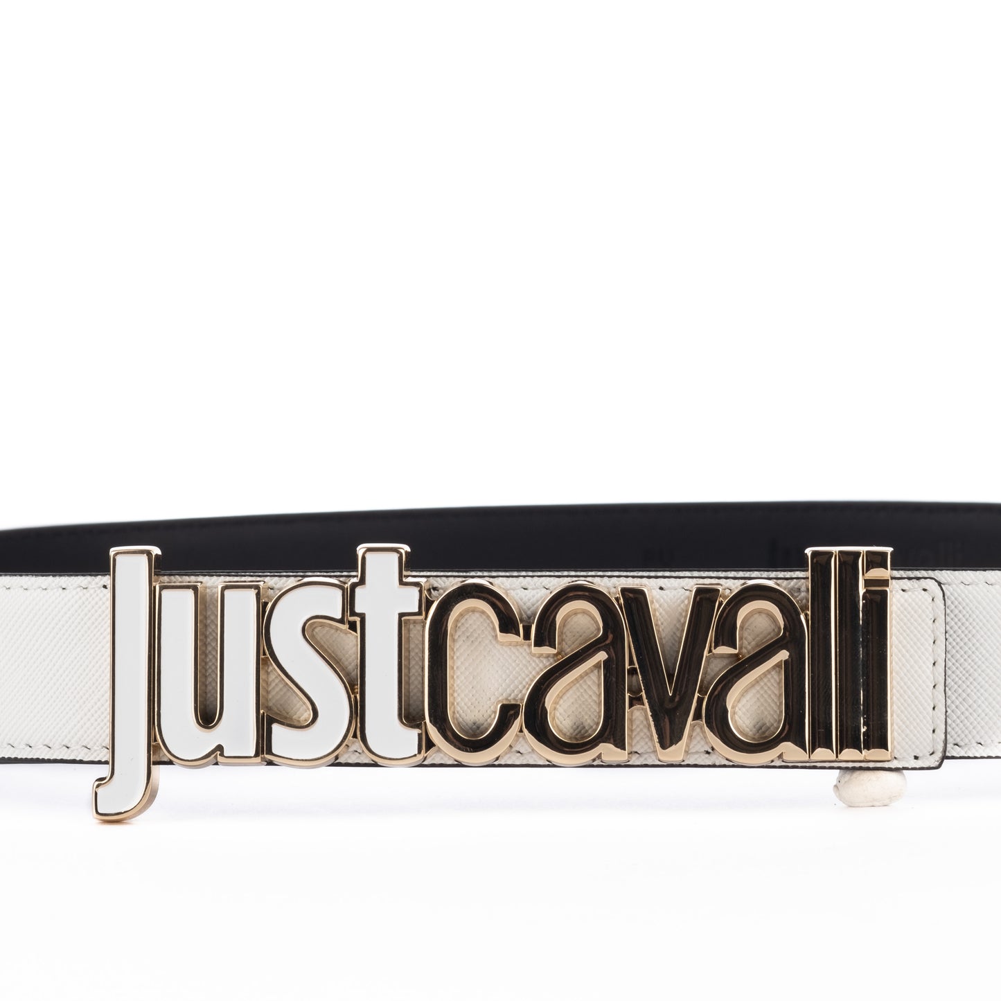Cinto Mulher Just Cavalli Branco com Fivela Destacável