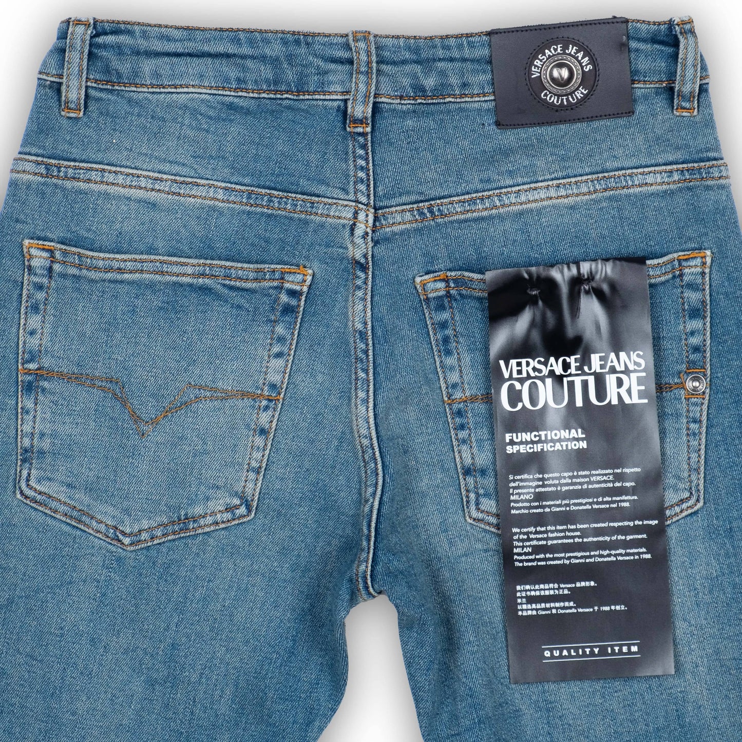 Calças Jeans Homem Versace Couture