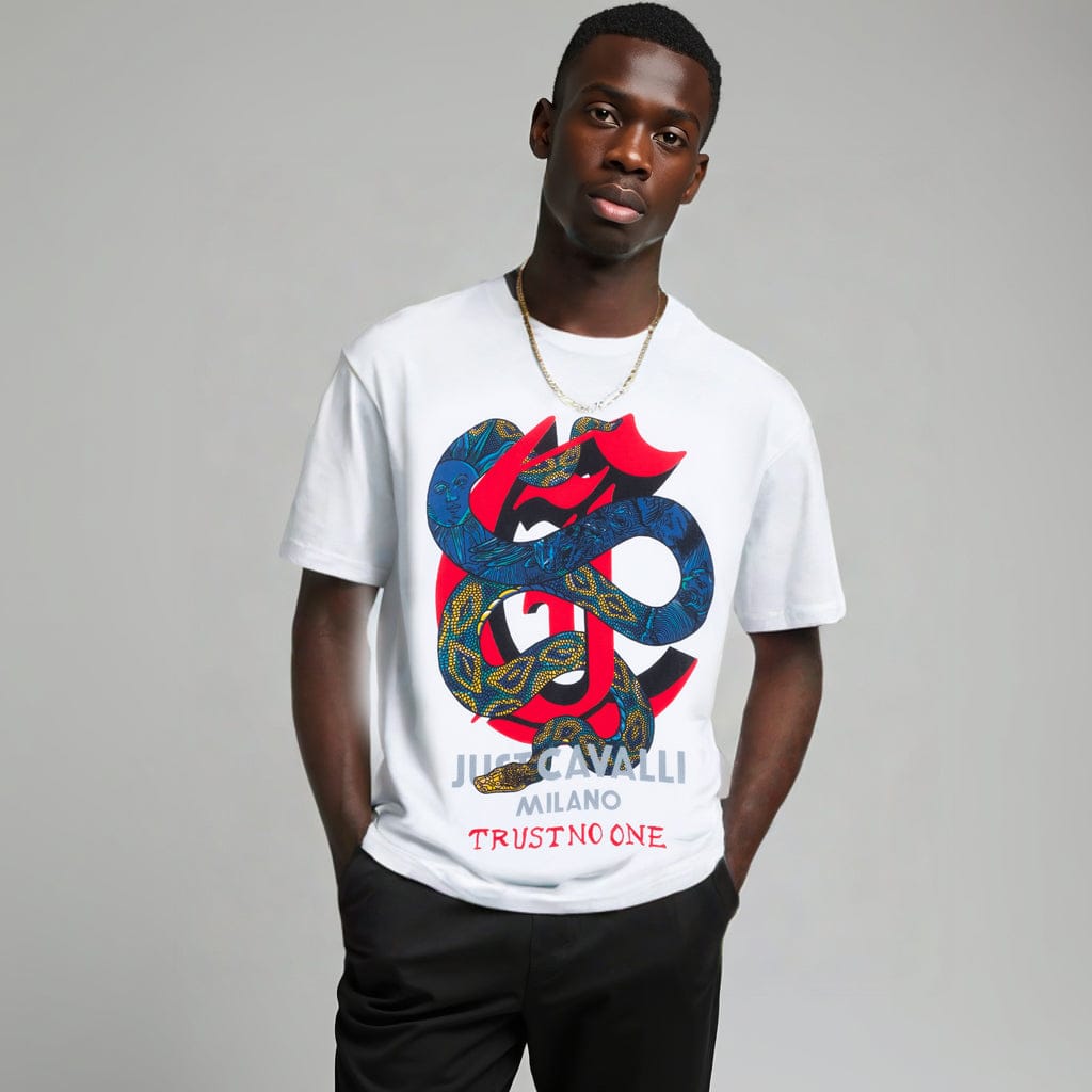 T-Shirt de Homem Just Cavalli – Design Italiano de Luxo