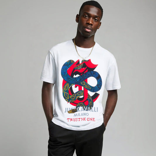 T-Shirt de Homem Just Cavalli – Design Italiano de Luxo