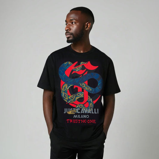 T-Shirt de Homem Just Cavalli – Design Italiano de Luxo