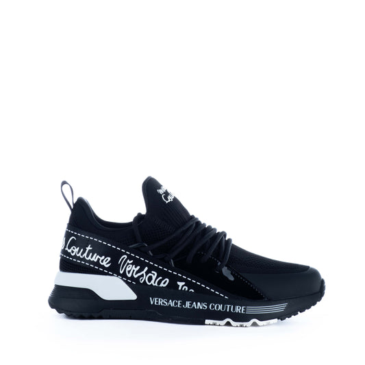 Ténis Mulher Versace Jeans Couture Preto Moderno Detalhado