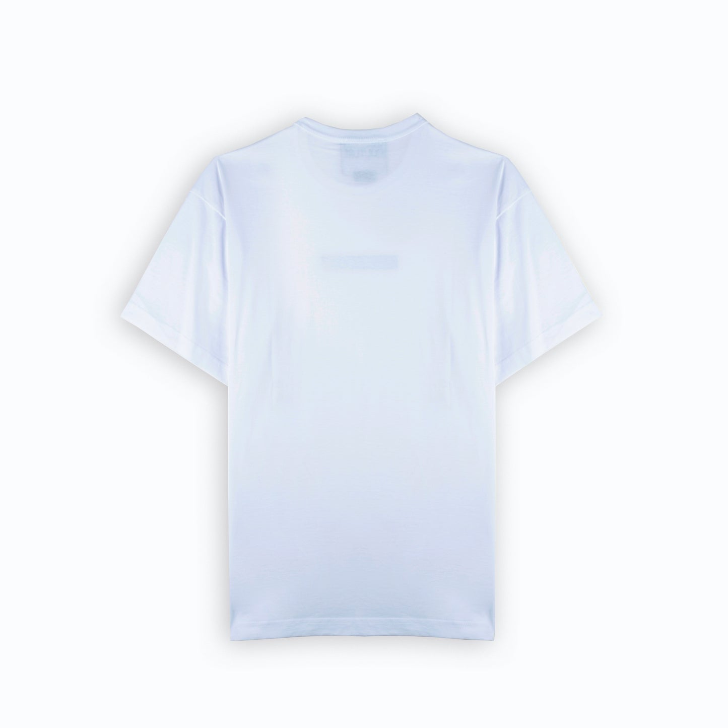 T-Shirt Homem Versace Couture Branca com Detalhe de Logo
