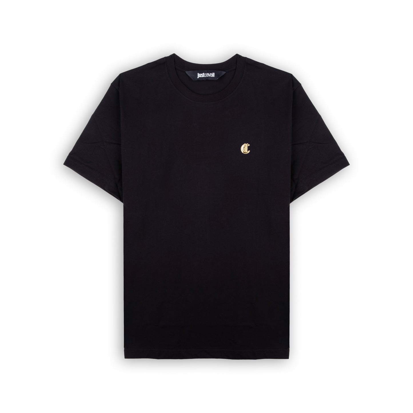 T-Shirt Homem Just Cavalli Preta com Logo