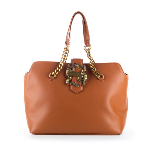 Bolsa Tote Mulher Just Cavalli em Castanho