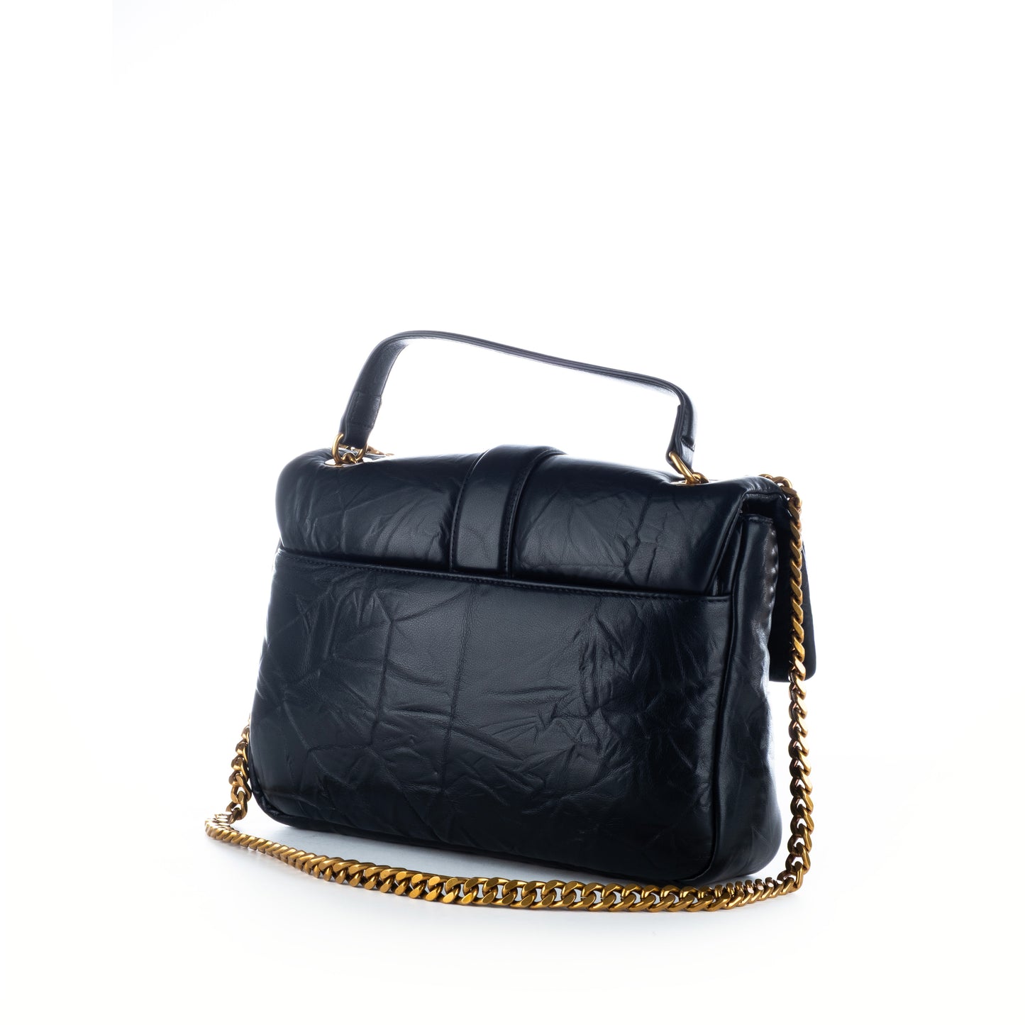 Bolsa de ombro Just Cavalli Preto Detalhes Elegantes
