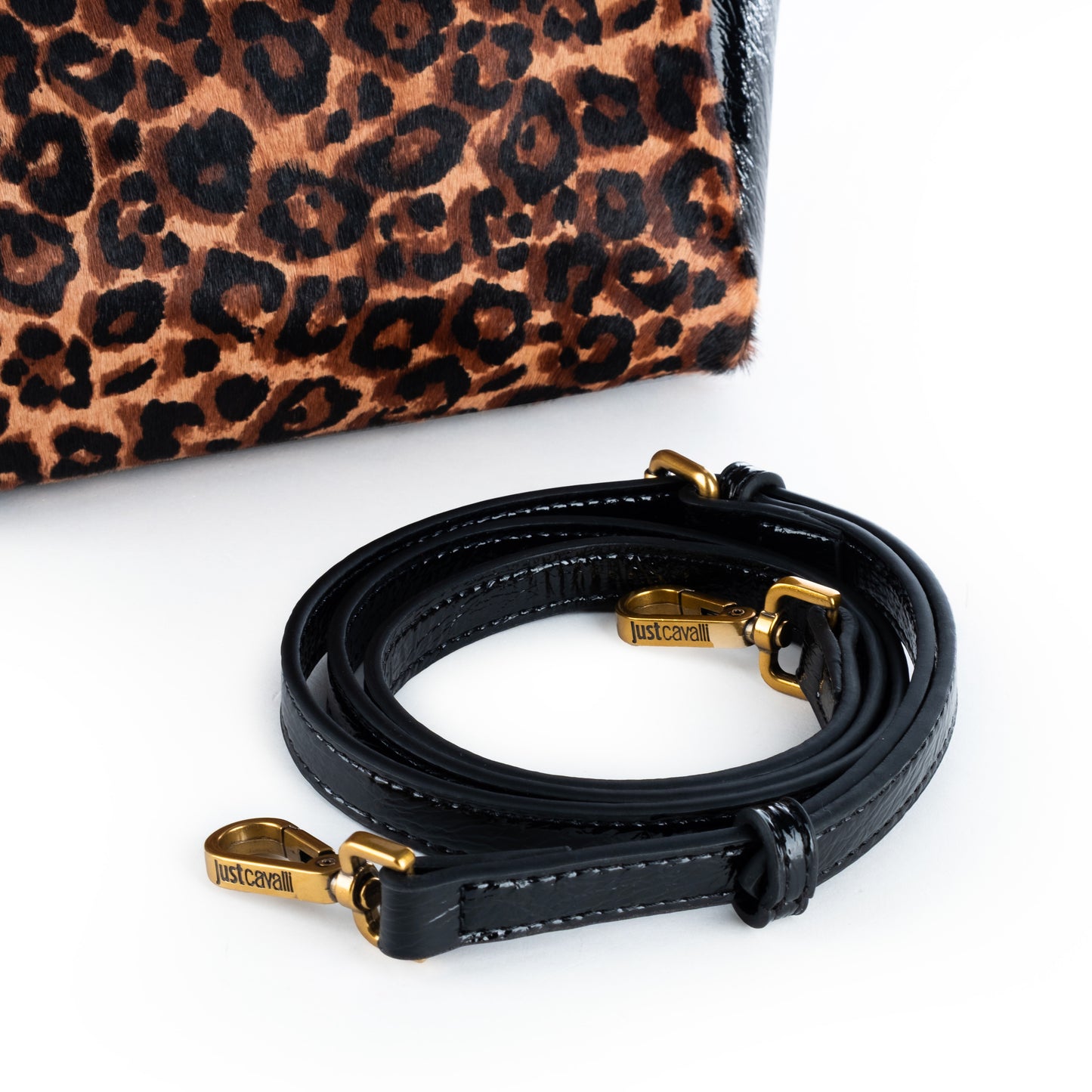 Bolsa Satchel Mulher Just Cavalli em Animal Print