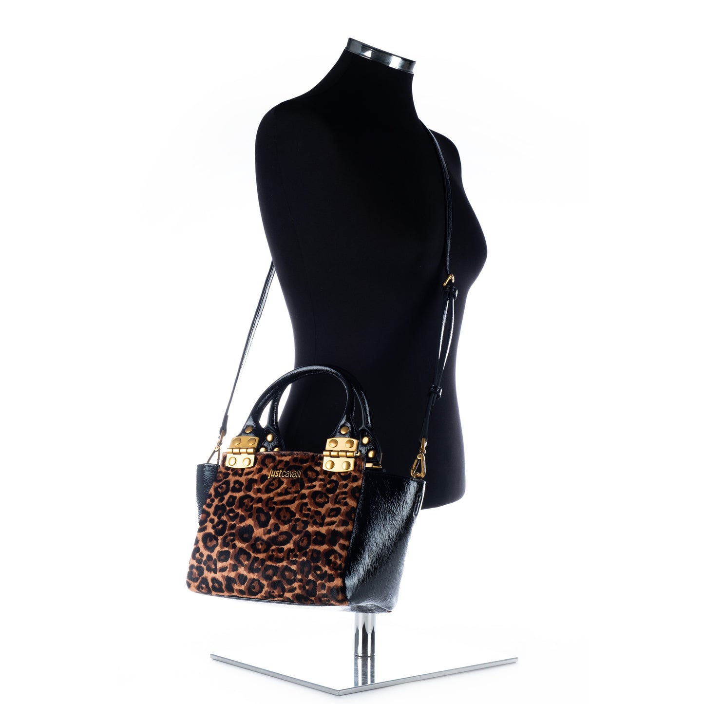 Bolsa Satchel Mulher Just Cavalli em Animal Print