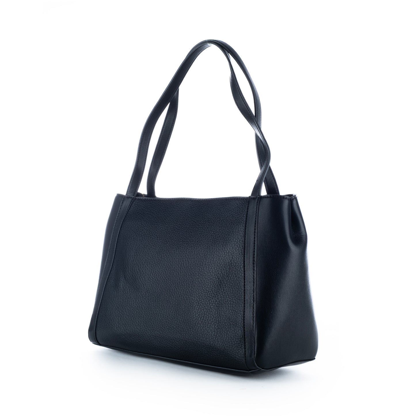 Bolsa de Ombro Just Cavalli Preta com Detalhes Dourados