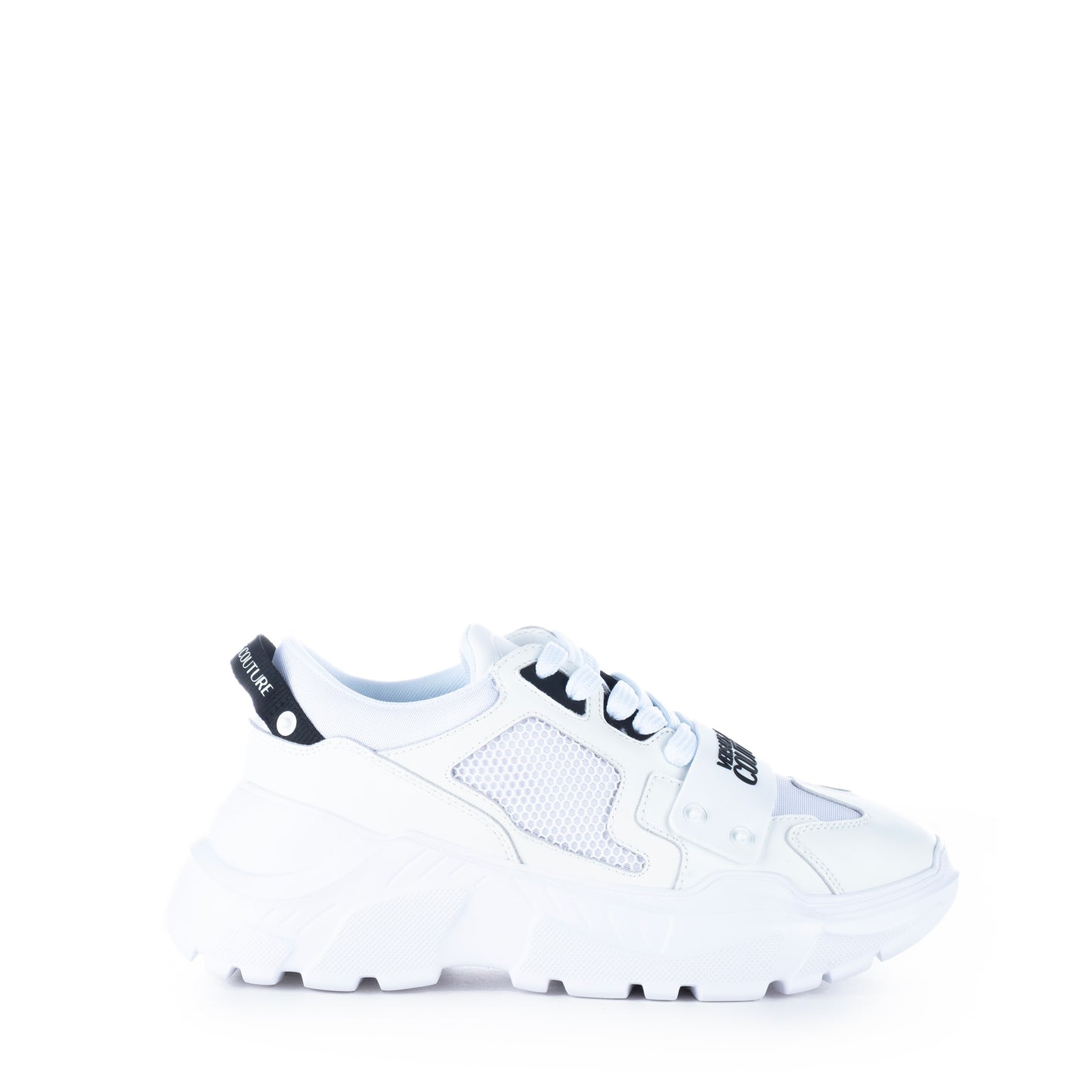 Ténis Homem Versace Couture Brancos com Detalhes Modernos