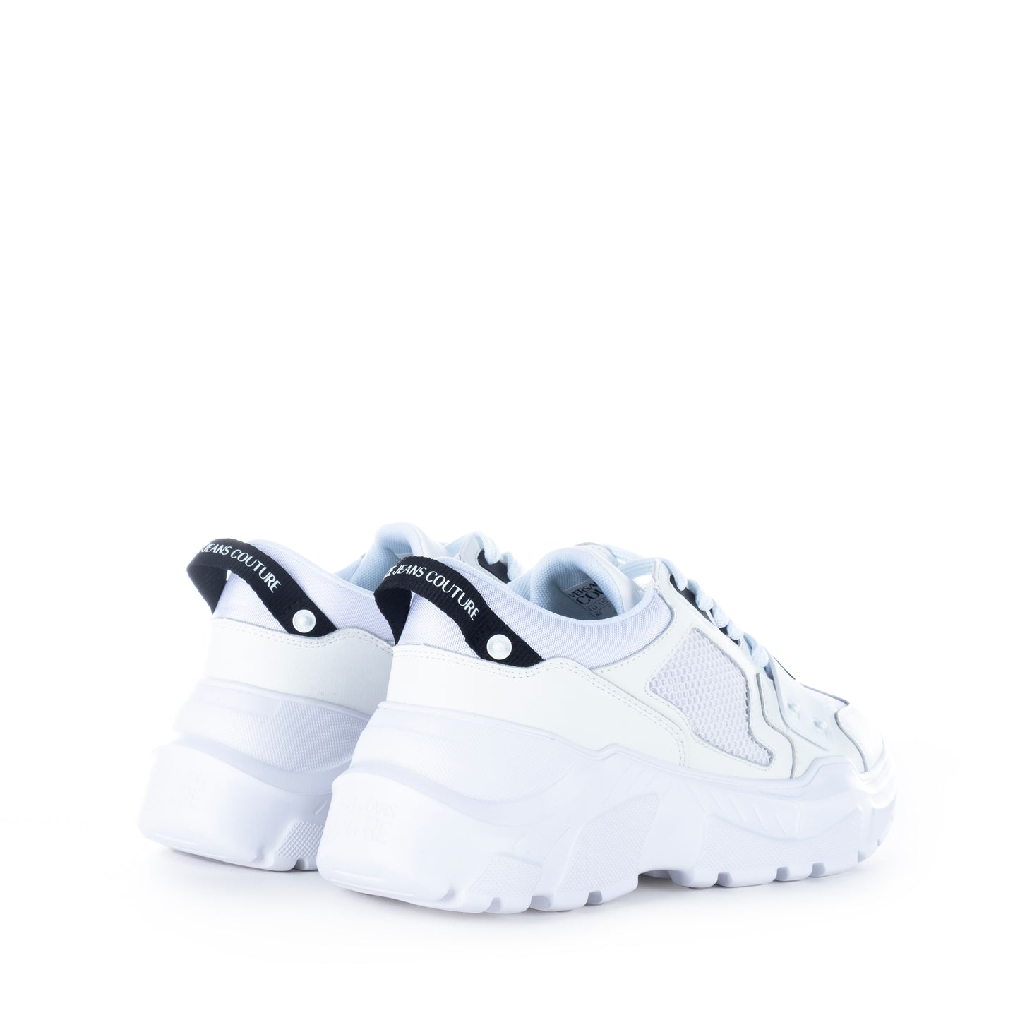 Ténis Homem Versace Couture Brancos com Detalhes Modernos