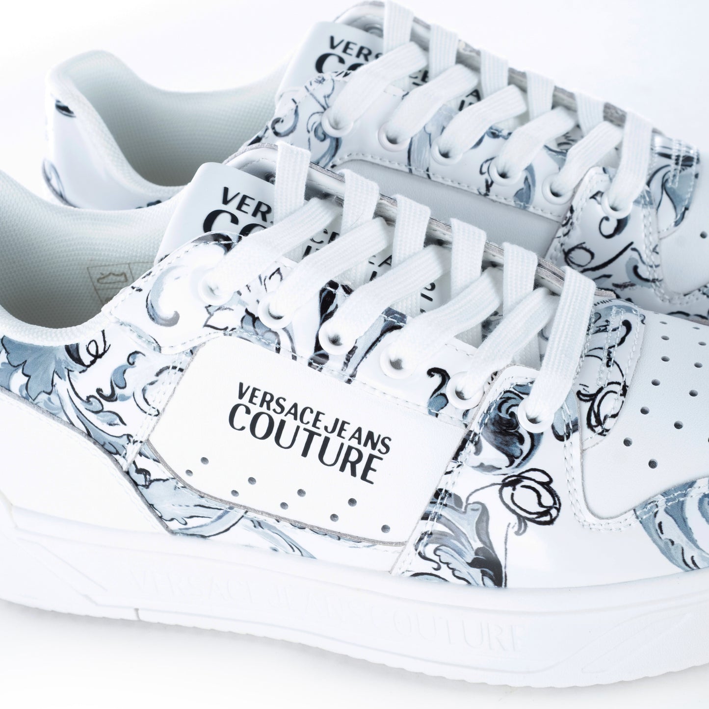 Ténis Homem Versace Jeans Couture Branco Estampado