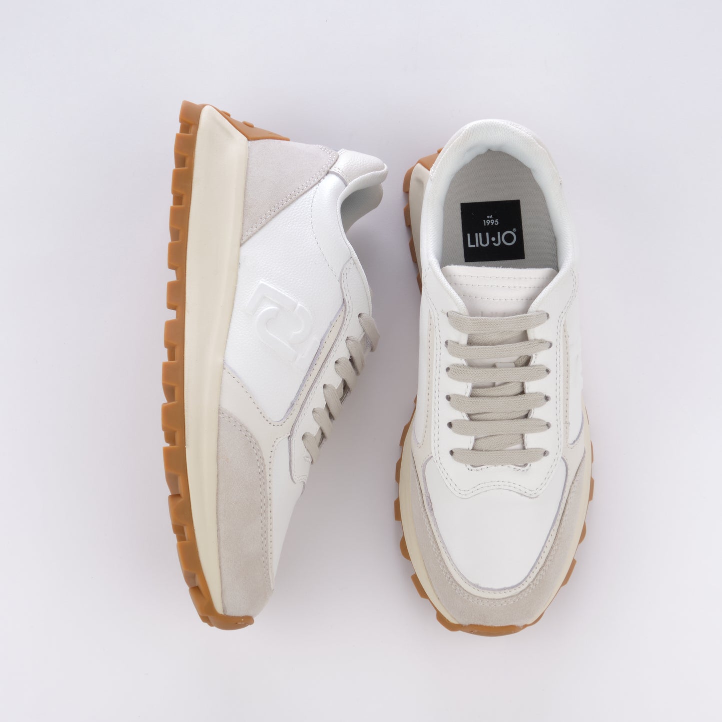 Ténis Mulher Liu Jo Branco com Detalhes Modernos