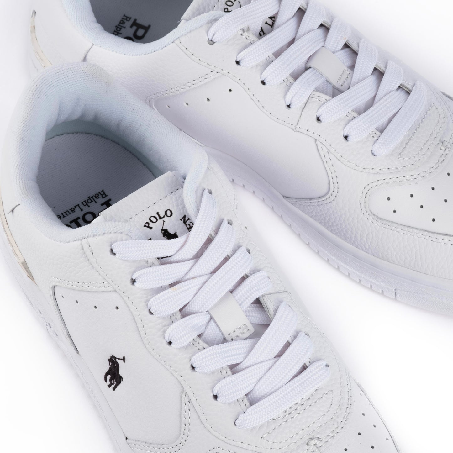 Ténis Homem Ralph Lauren Branco, Clássico e Elegante
