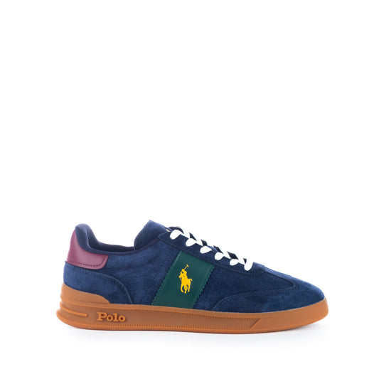 Ténis Homem Ralph Lauren Azul com Detalhes em Vermelho e Verde