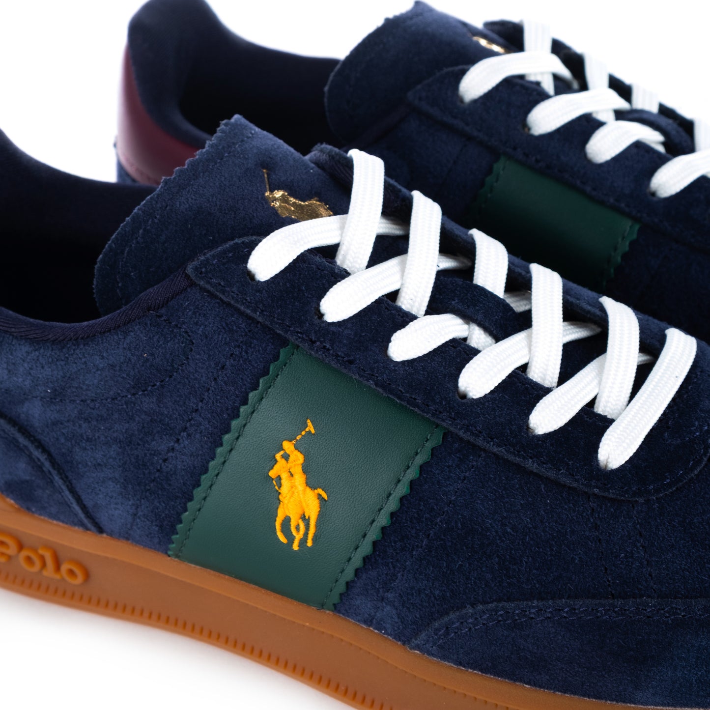 Ténis Homem Ralph Lauren Azul com Detalhes em Vermelho e Verde