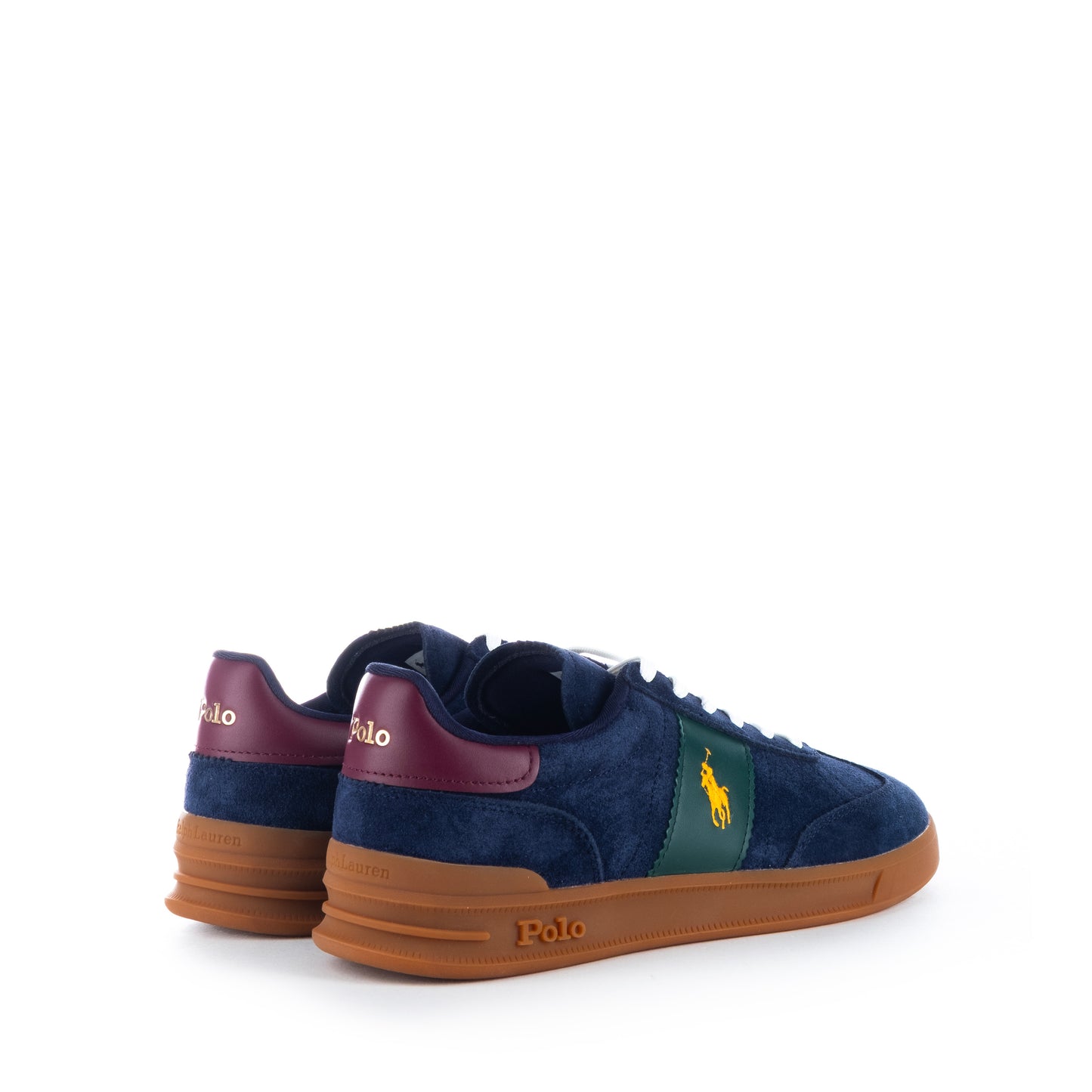 Ténis Homem Ralph Lauren Azul com Detalhes em Vermelho e Verde