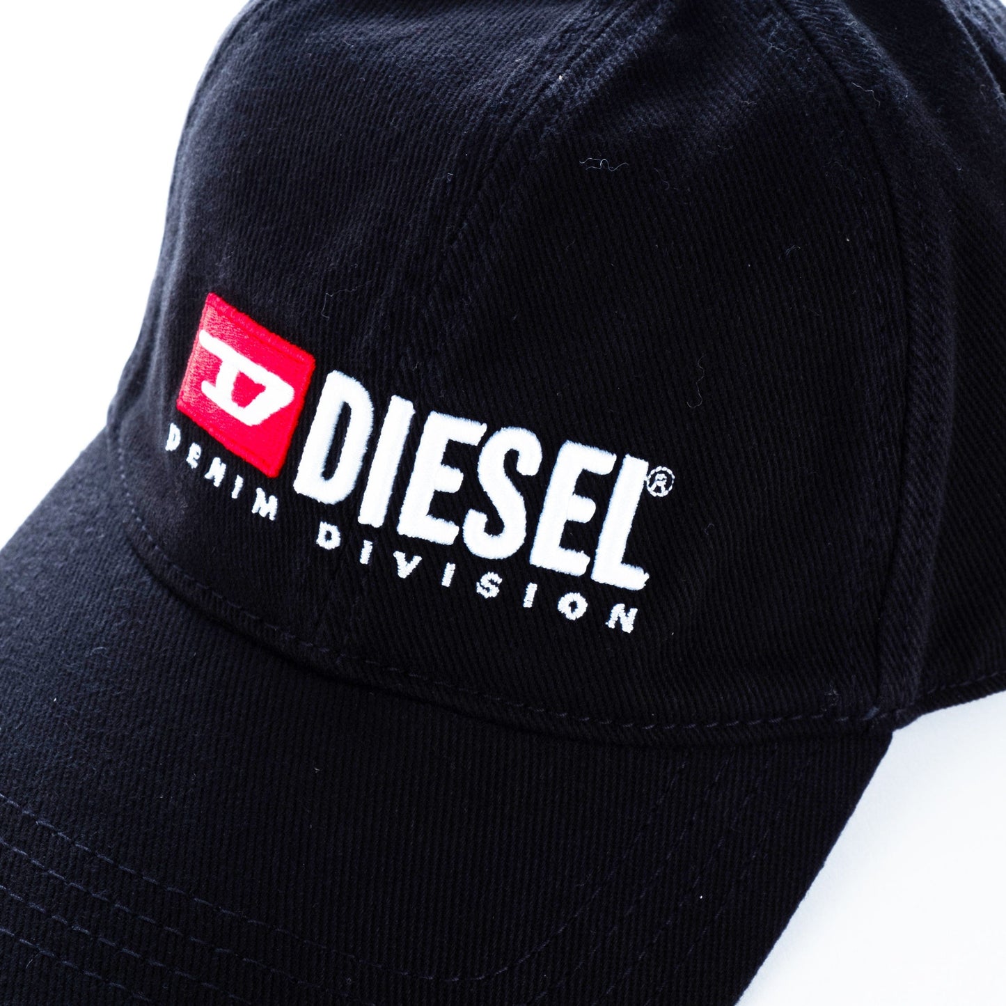 Boné Diesel Preto com Logótipo Bordado DENIM DIVISION