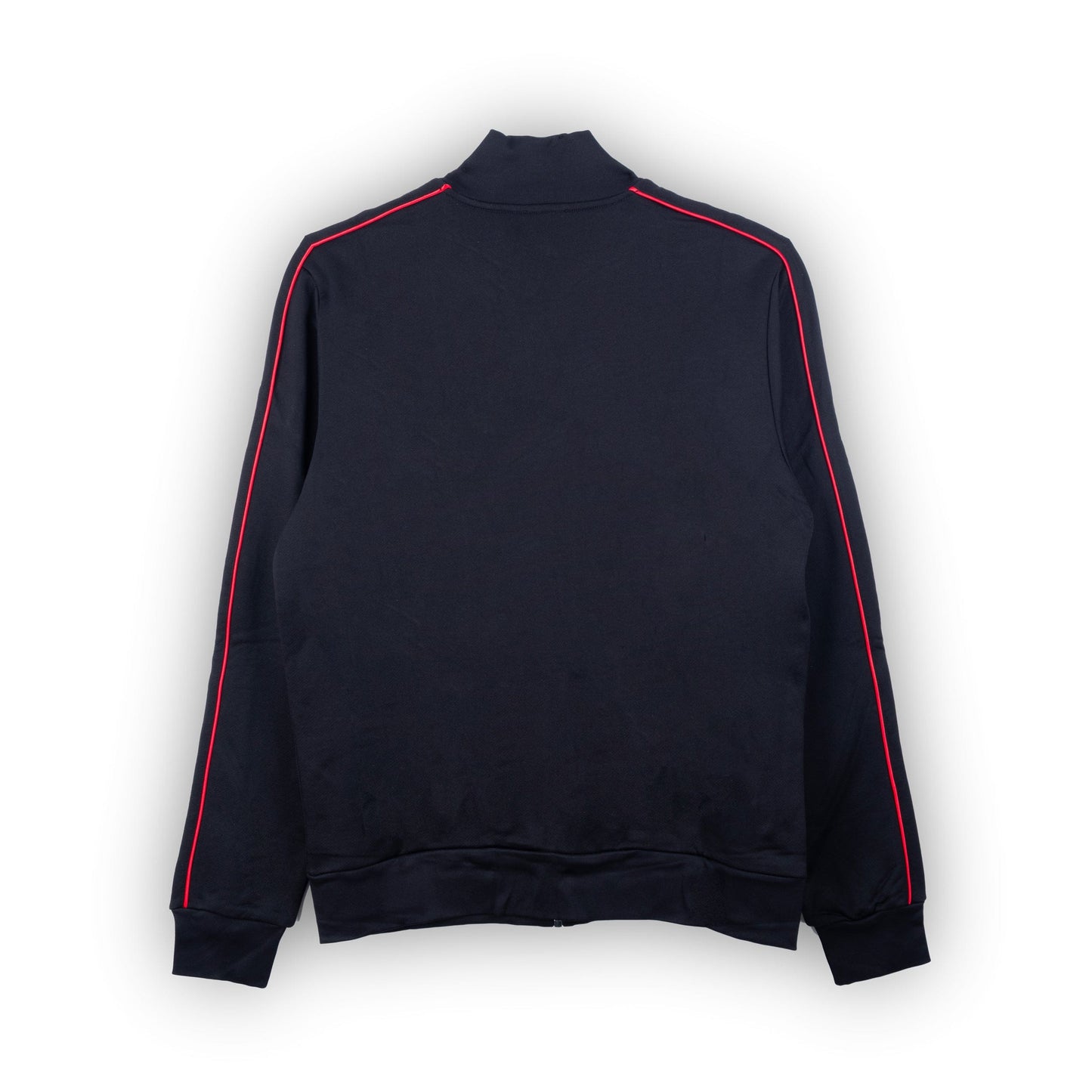 Casaco Trainer de Homem Diesel Preto com Riscas Vermelhas nos Ombros