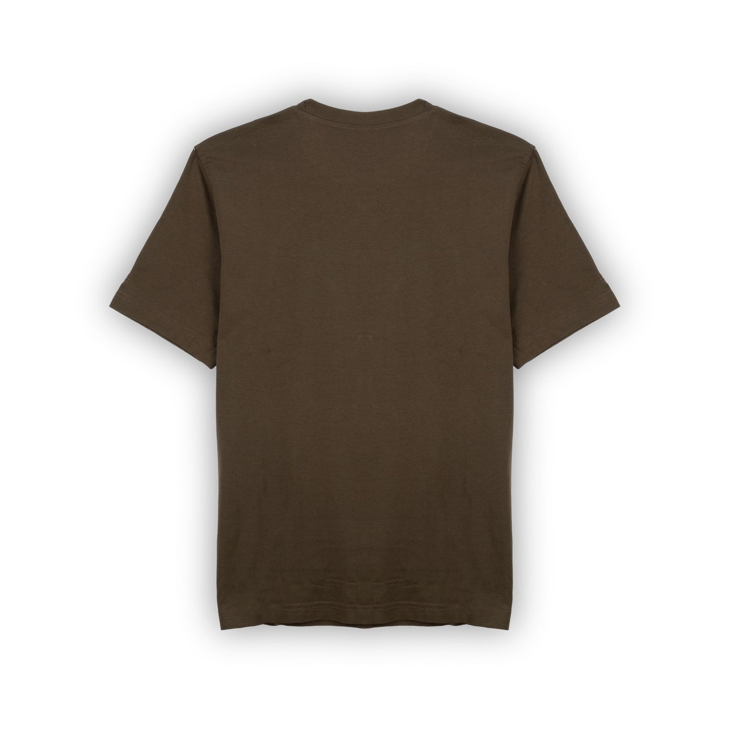 T-Shirt de Homem Diesel Castanha com Logótipo Gráfico Amarelo