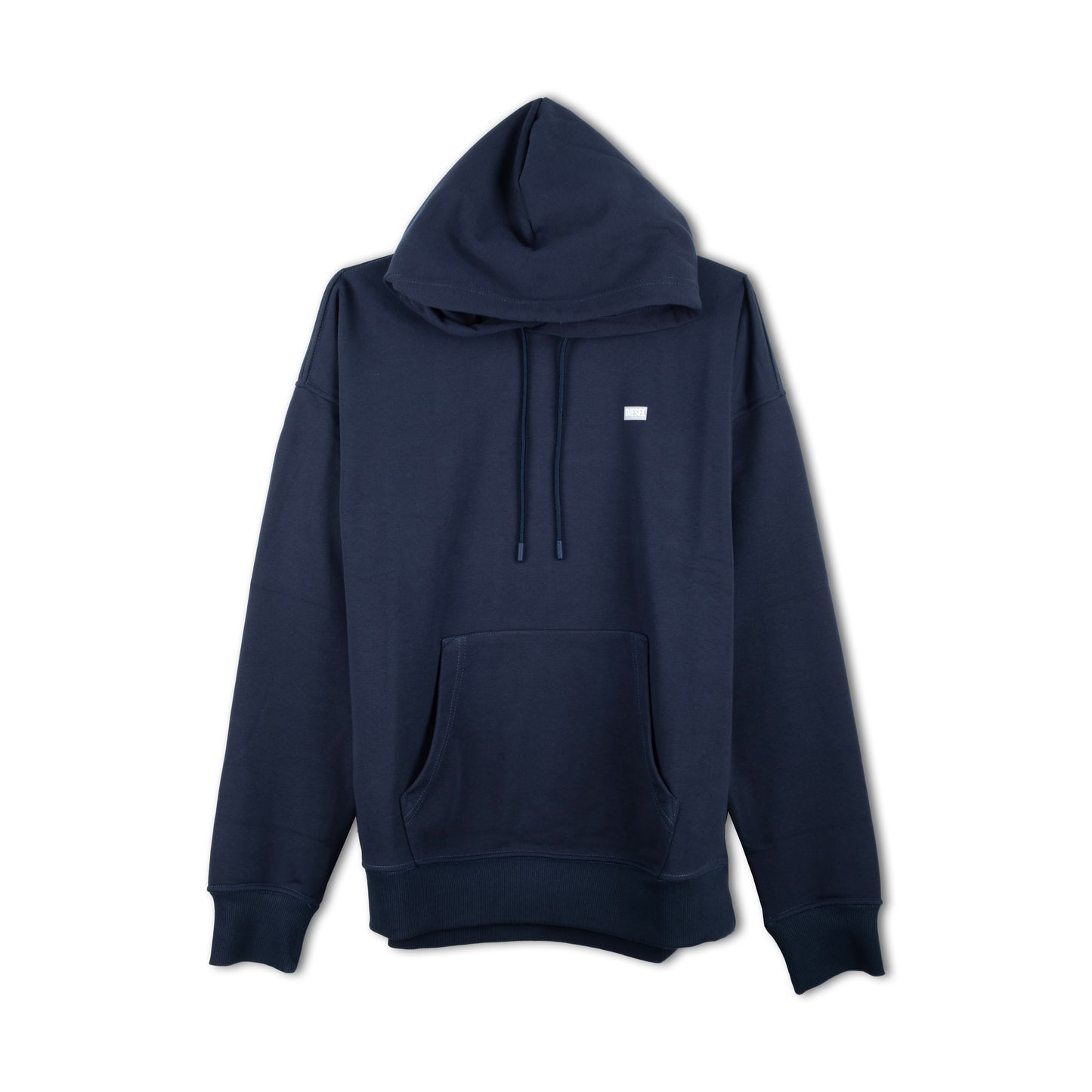 Casaco Homem Diesel Azul Marinho Hoodie com Capuz e Logo Discreto