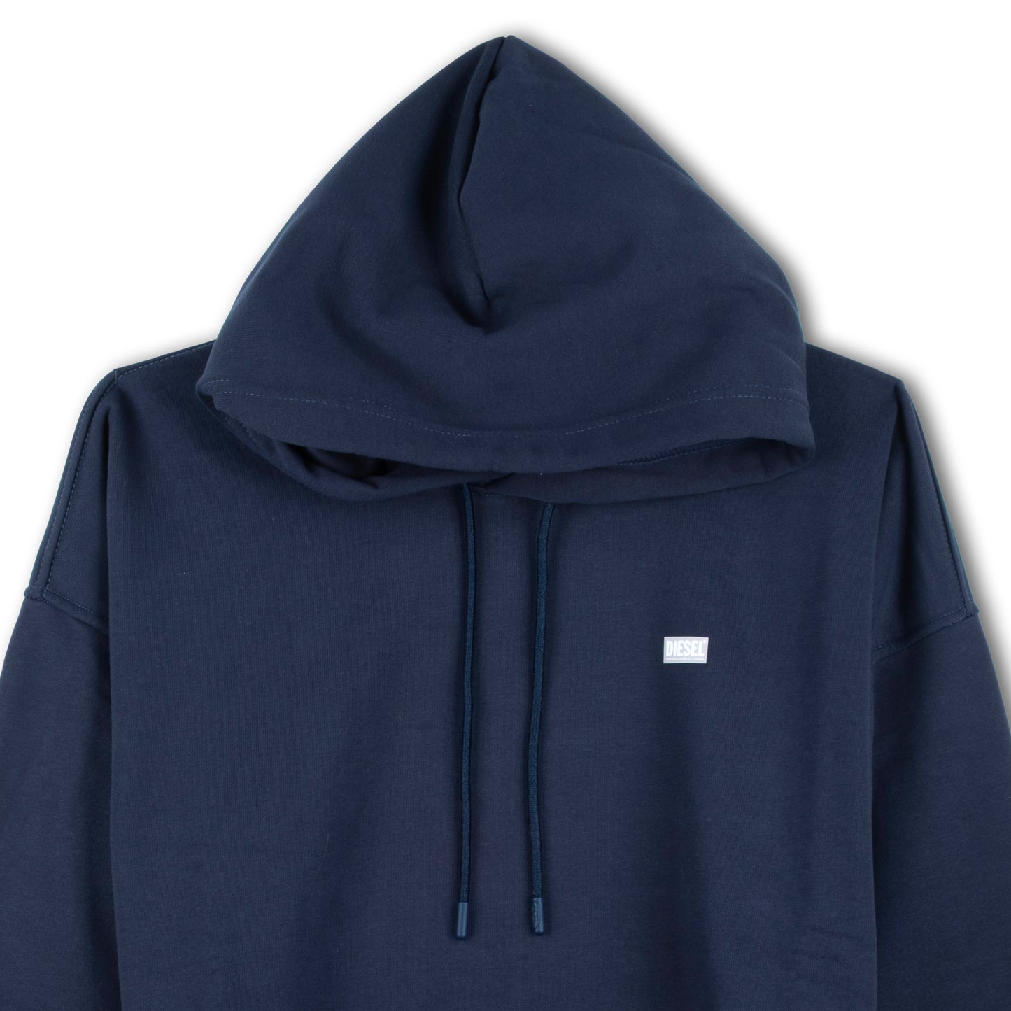 Casaco Homem Diesel Azul Marinho Hoodie com Capuz e Logo Discreto