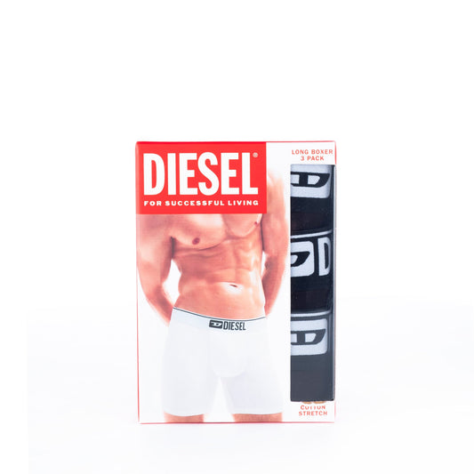 Pack de 3 Boxers Longos de Homem Diesel com Cintura Elástica e Logótipo