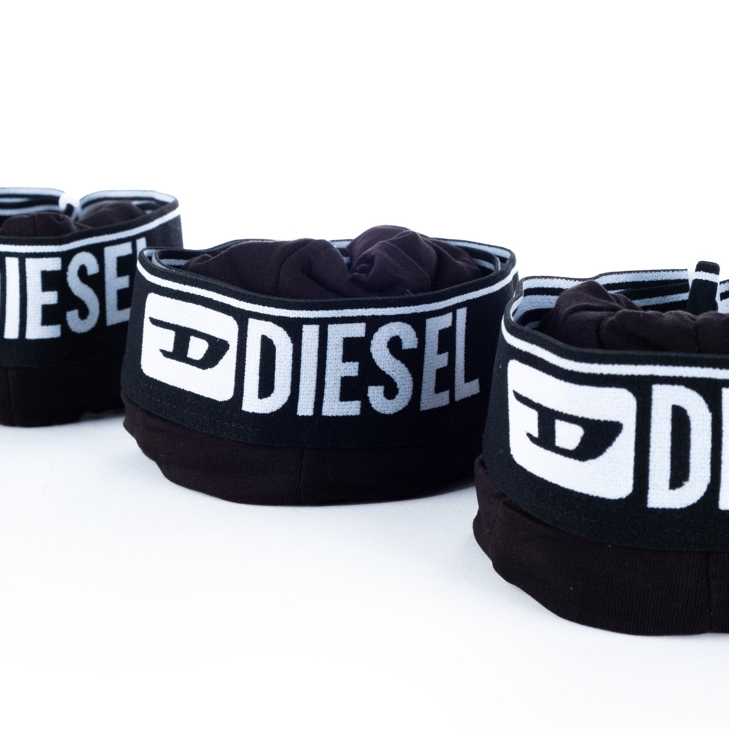 Pack de 3 Boxers Longos de Homem Diesel com Cintura Elástica e Logótipo