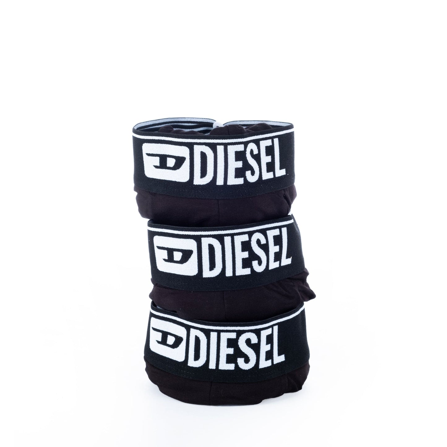 Pack de 3 Boxers Longos de Homem Diesel com Cintura Elástica e Logótipo