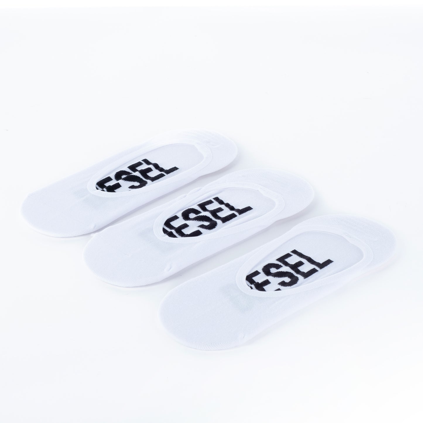 Meias Homem Diesel Brancas com Logo e Pack Essencial