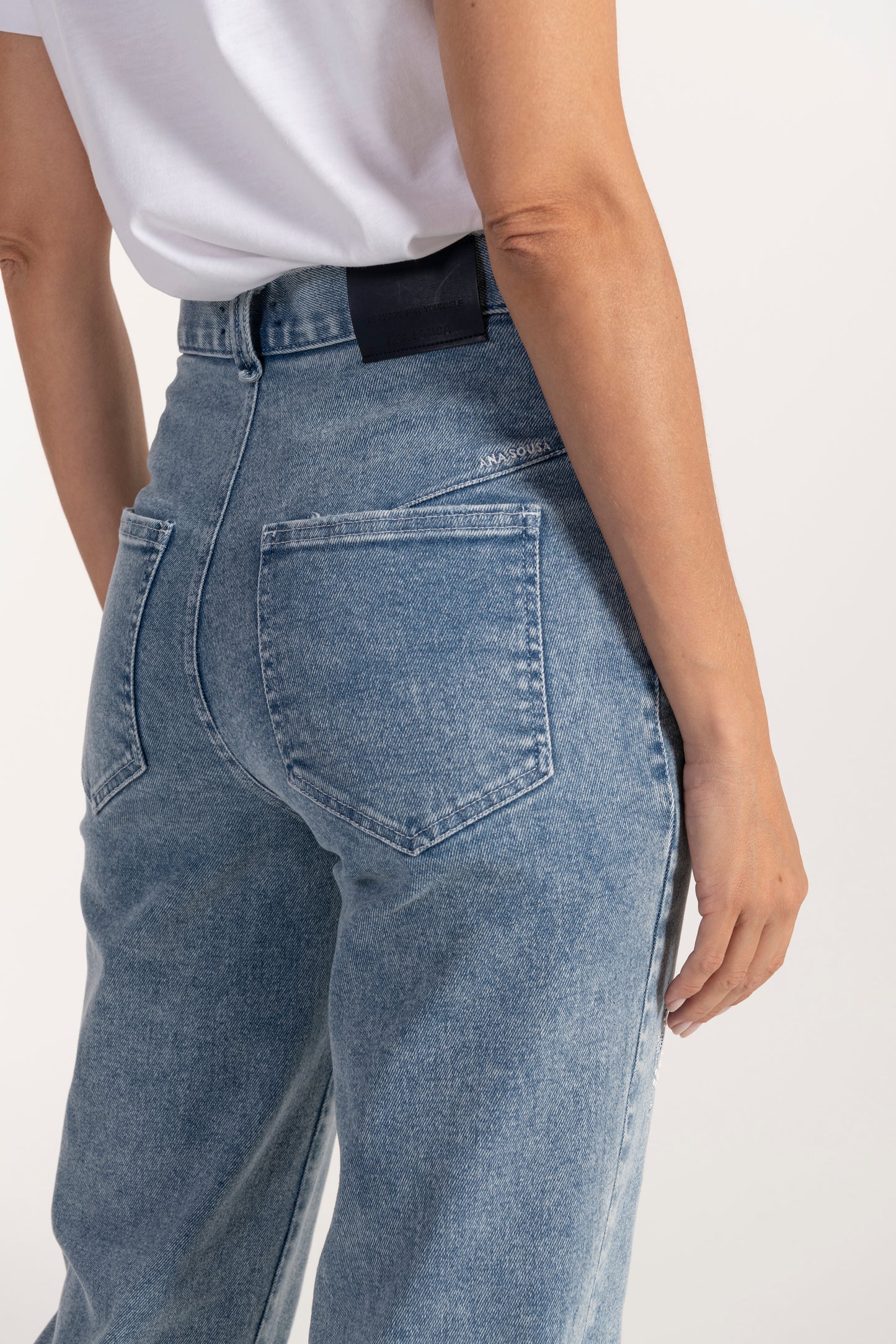 Calças Jeans de Mulher ANA SOUSA com Corte Relaxed